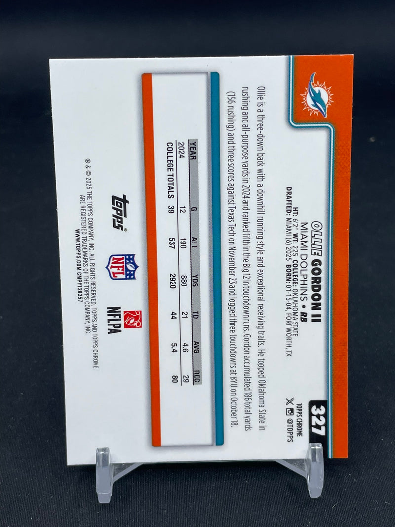 2025 TOPPS CHROME - RAYWAVE REFRACTOR - O. GORDON II -