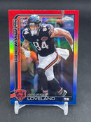 2025 TOPPS CHROME - RED, WHITE & BLUE REFRACTOR - C. LOVELAND -