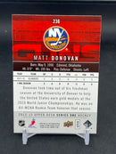 2012 UPPER DECK SERIES ONE - YOUNG GUNS - M. DONOVAN -