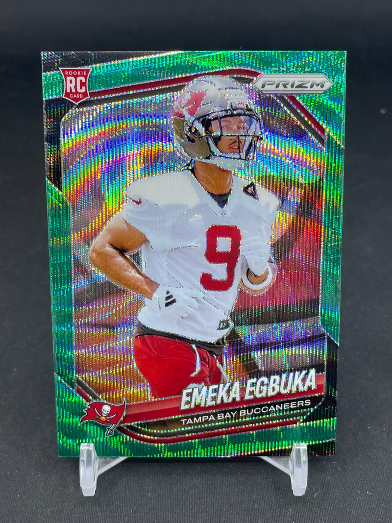2025 PANINI PRIZM - GREEN WAVE - E. EGBUKA -