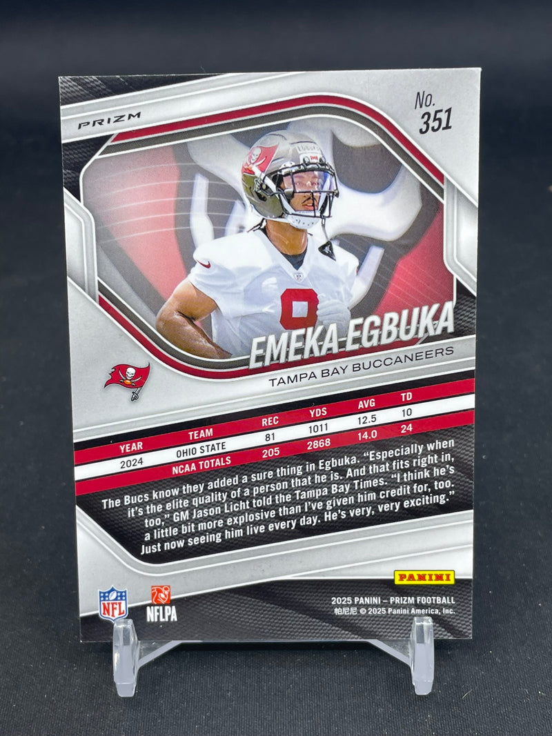 2025 PANINI PRIZM - GREEN WAVE - E. EGBUKA -