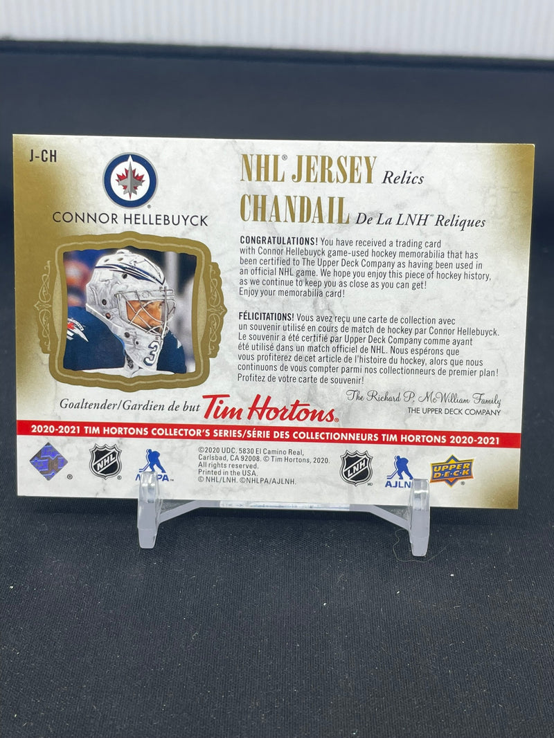 2020 UPPER DECK TIM HORTONS - NHL JERSEY - C. HELLEBUYCK -