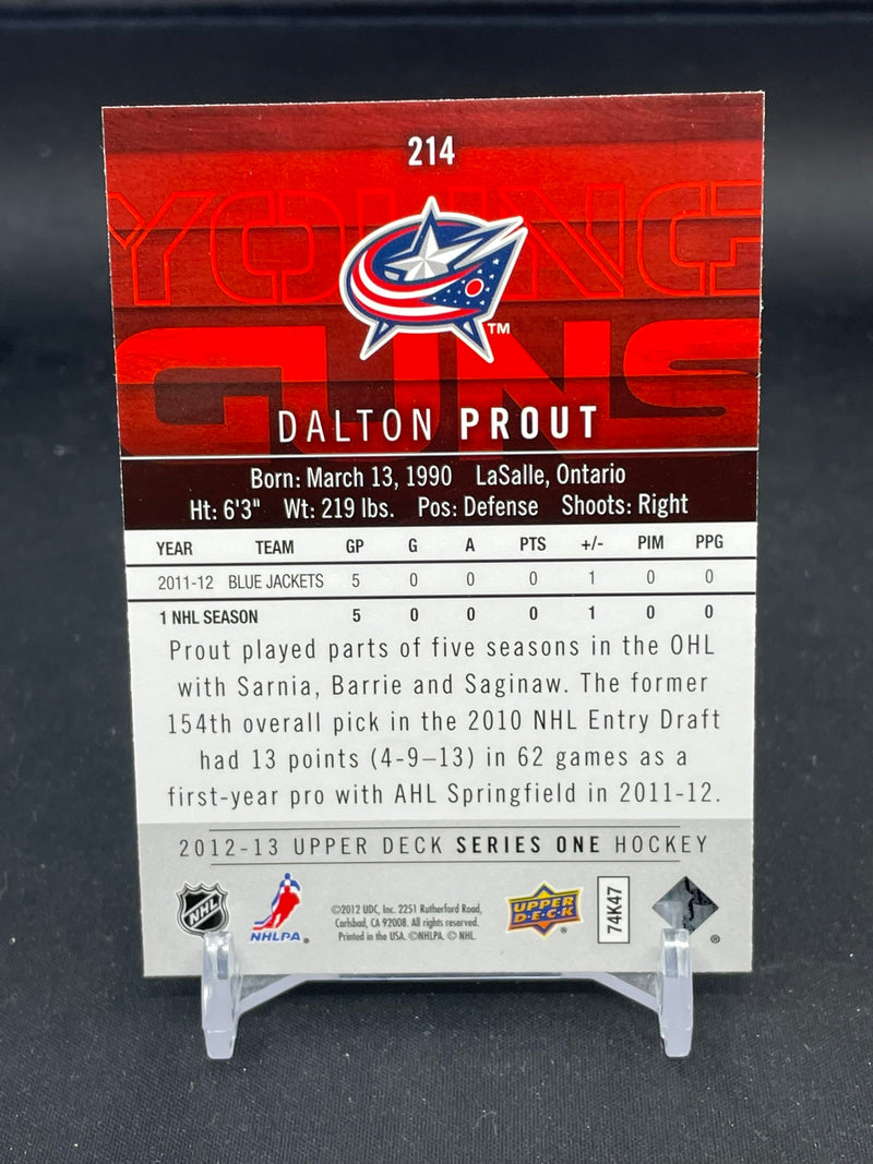 2012 UPPER DECK SERIES ONE - YOUNG GUNS - D. PROUT -
