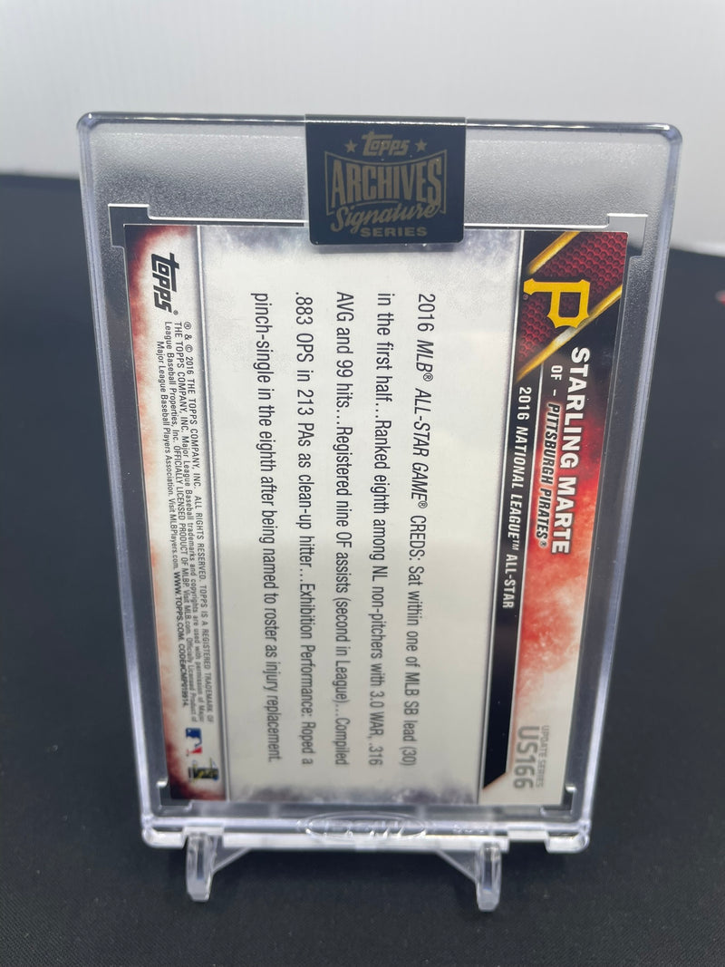 2022 TOPPS ARCHIVES - ALL-STAR GAME - S. MARTE - #US166 - #'D/50 - AUTOGRAPH