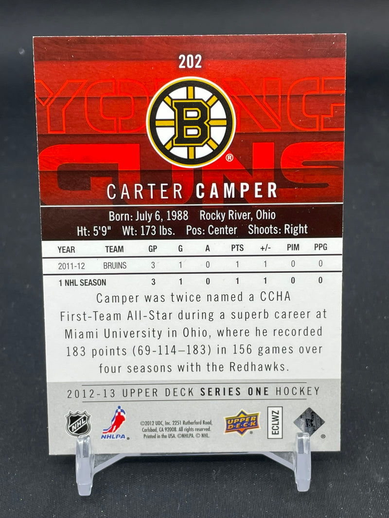 2012 UPPER DECK SERIES ONE - YOUNG GUNS - C. CAMPER -