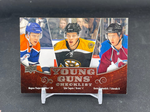 2012 UPPER DECK SERIES TWO - YOUNG GUNS CHECKLIST - M. PAAJARVI / T. SEGUIN / K. SHATTENIRK - #500 - RC