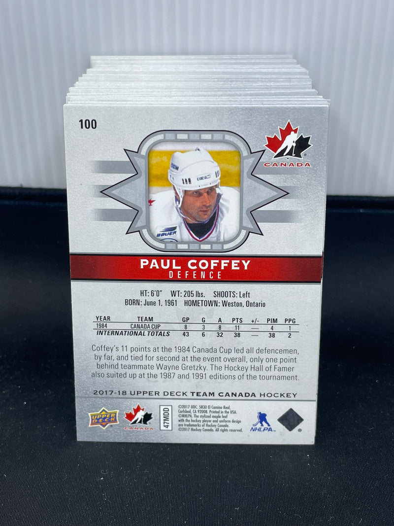 2017 UPPER DECK TEAM CANADA -