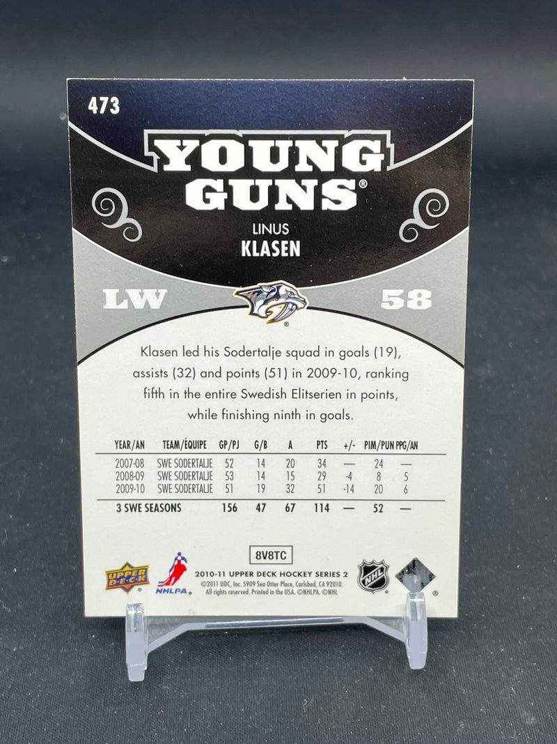 2010 UPPER DECK SERIES TWO - YOUNG GUNS - L. KLASEN -