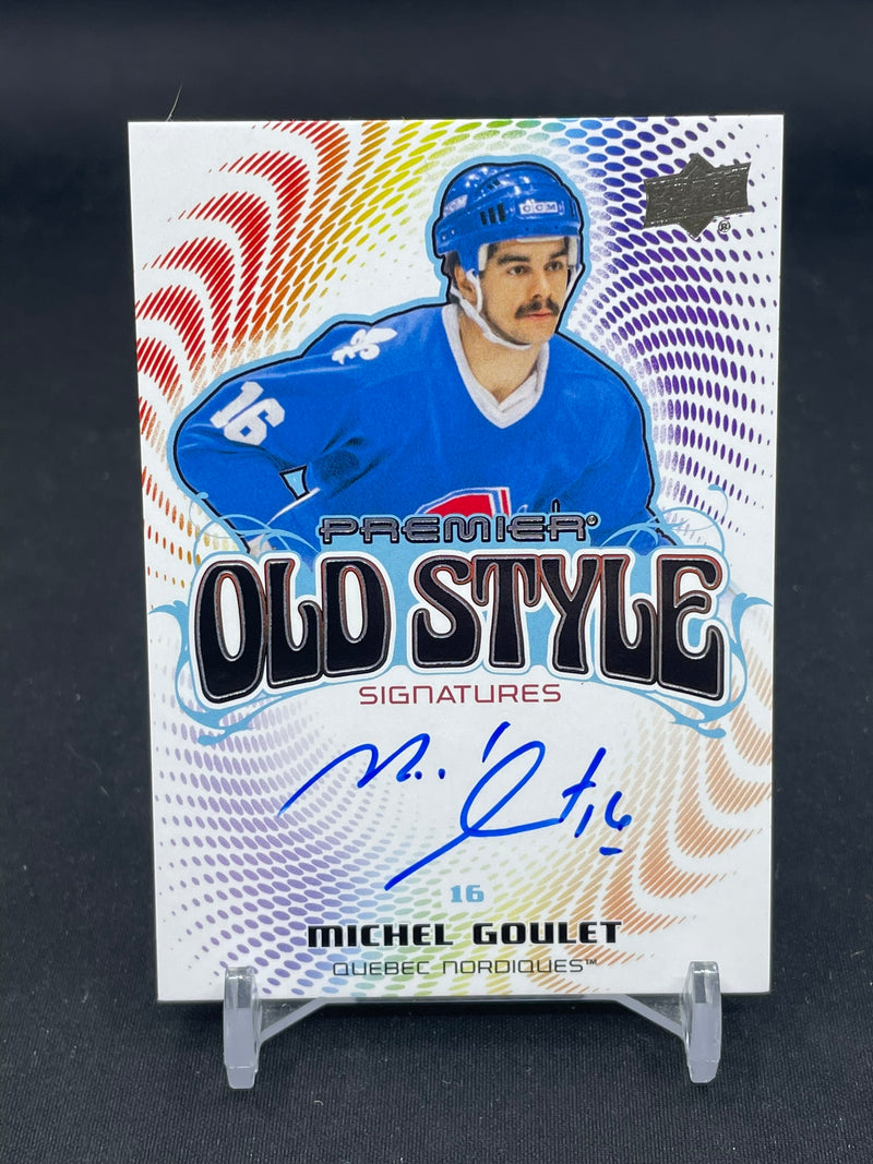 2024 UPPER DECK PREMIER - OLD STYLE SIGNATURES - M. GOULET -
