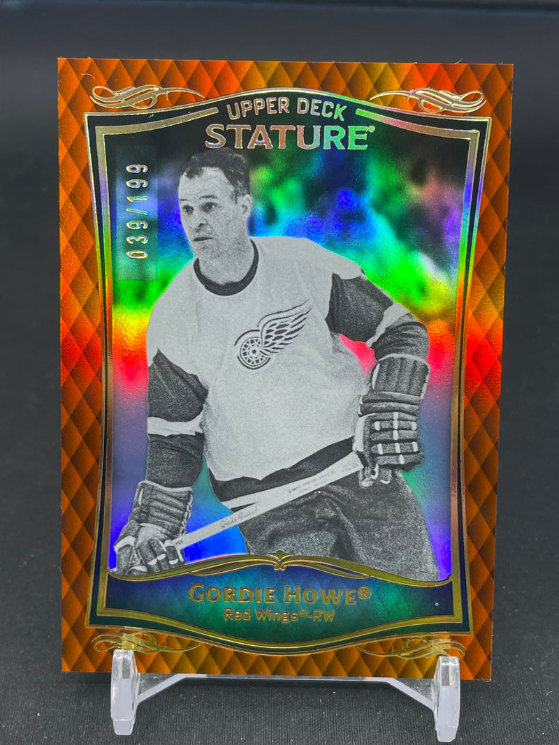 2023 UPPER DECK STATURE - ORANGE - G. HOWE - #27 - #'D/199