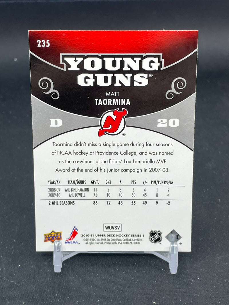 2010 UPPER DECK SERIES ONE - YOUNG GUNS - M. TAORMINA -