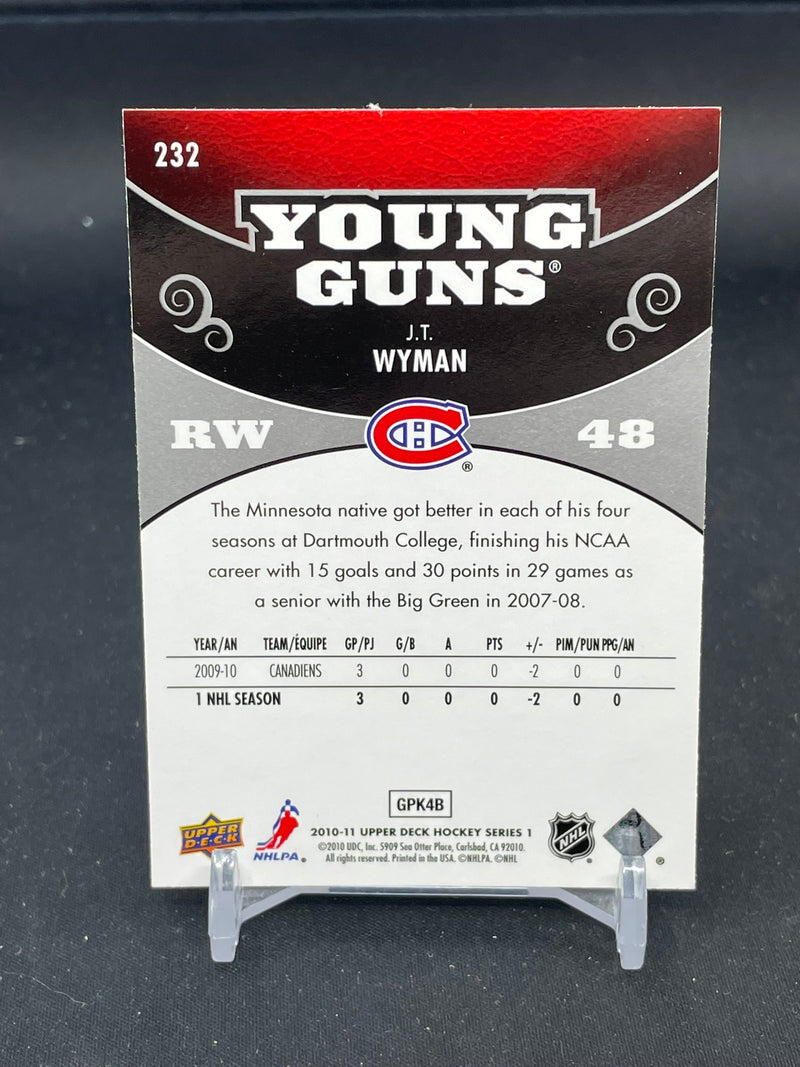 2010 UPPER DECK SERIES ONE - YOUNG GUNS - J. WYMAN -