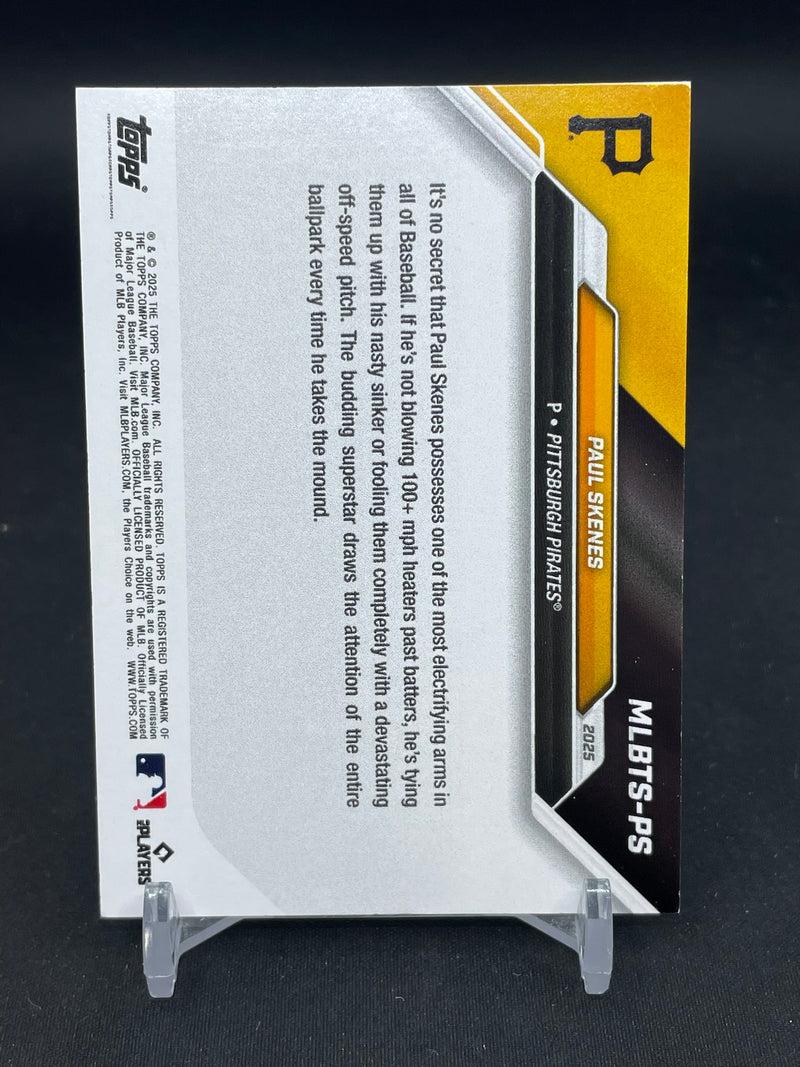 2025 TOPPS NOW - GREEN - THE SHOW 25 - P. SKENES - #MLBTS-PS - #'D/299