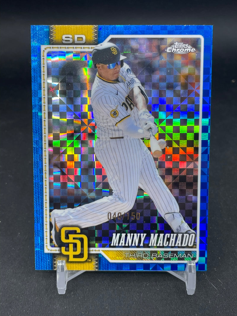 2026 TOPPS CHROME - BLUE X-FRACTOR - M. MACHADO - #154 - #'D/150
