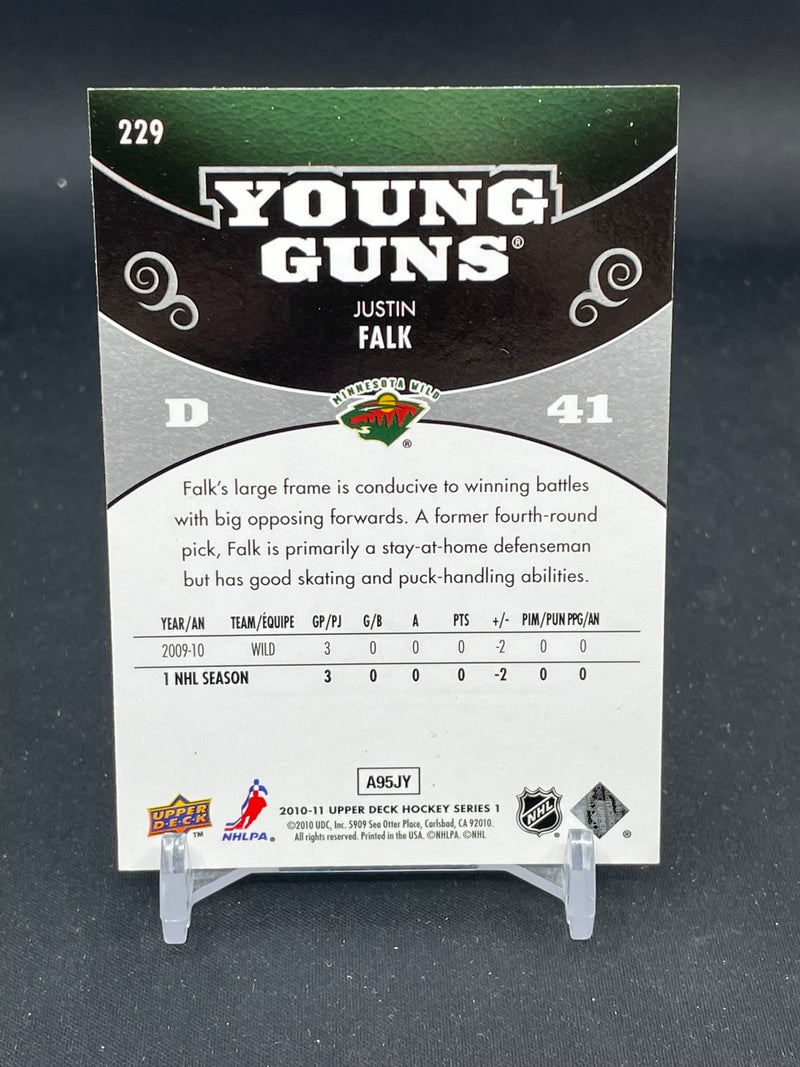 2010 UPPER DECK SERIES ONE - YOUNG GUNS - J. FALK -