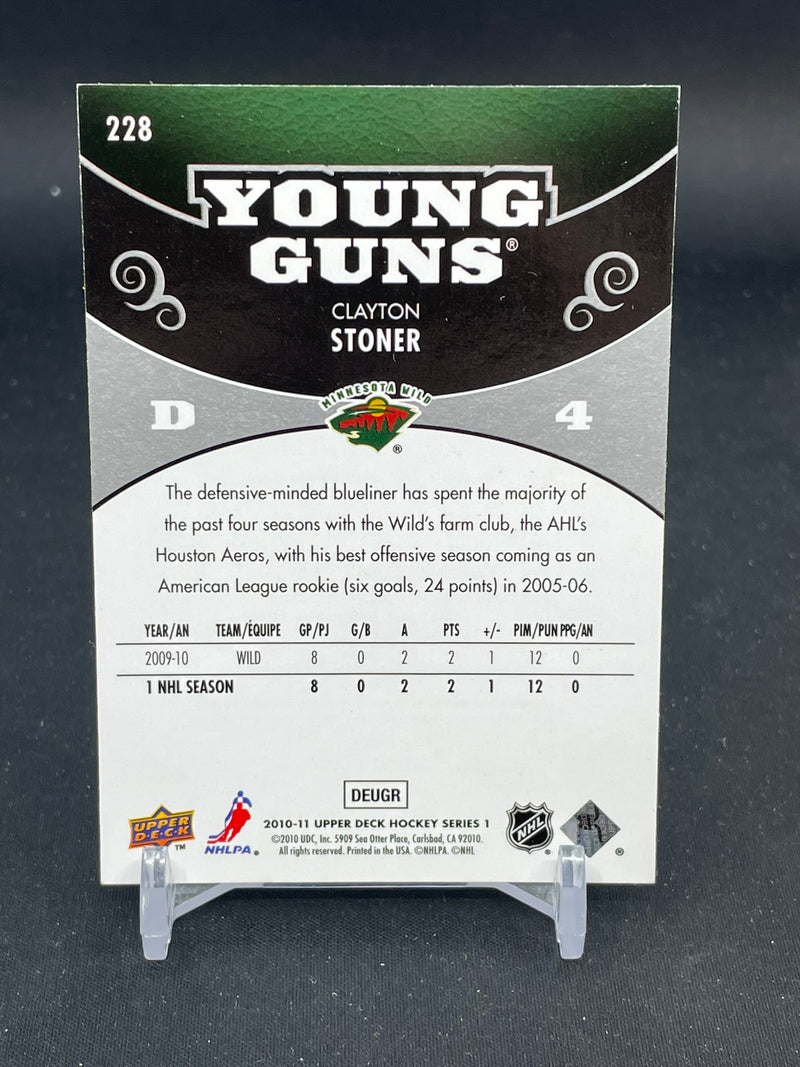 2010 UPPER DECK SERIES ONE - YOUNG GUNS - C. STONER -