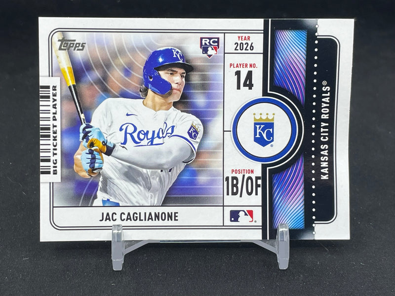 2026 TOPPS - BIG TICKET PLAYERS - J. CAGLIANONE -