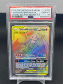 POKEMON - COSMIC ECLIPSE - CHARIZARD & BRAIXEN GX - RAINBOW RARE -