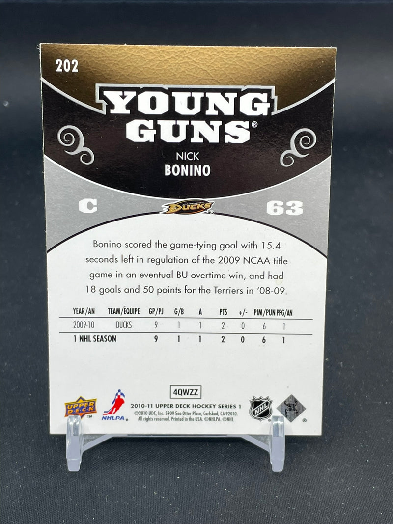 2010 UPPER DECK SERIES ONE - YOUNG GUNS - N. BONINO -