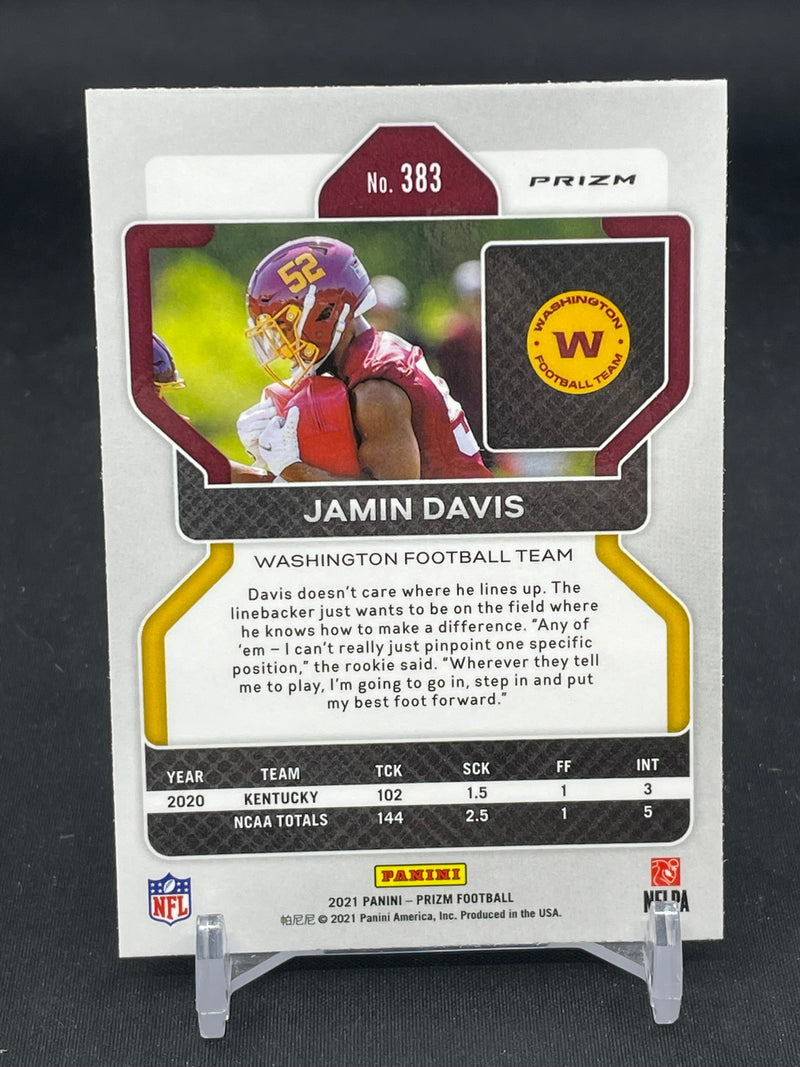 2021 PANINI PRIZM - SNAKESKIN PRIZM - J. DAVIS -