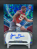2021 PANINI SPECTRA - NEON BLUE DISCO PRIZM - J. DAVIS - #259 - #'D/50 - AUTOGRAPH - RC