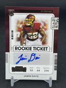 2021 PANINI CONTENDERS - ROOKIE TICKET - J. DAVIS -