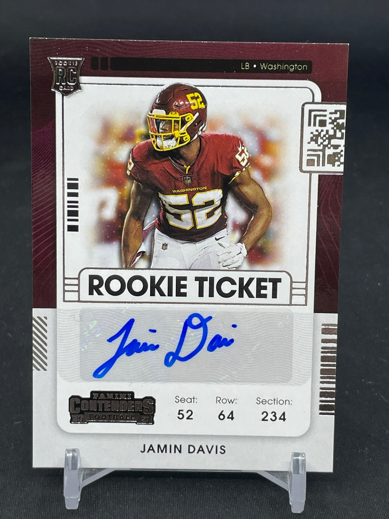 2021 PANINI CONTENDERS - ROOKIE TICKET - J. DAVIS -
