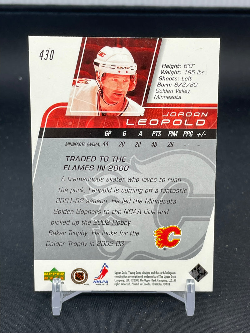 2002 UPPER DECK SERIES TWO - YOUNG GUNS - J. LEOPOLD -