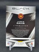 2021 PANINI BLACK - SILVER PRIZM - J. DAVIS - #149 - #'D/75 - RC