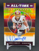 2020 PANINI CONTENDERS OPTIC - ORANGE PRIZM - ALL-TIME CONTENDERS - C. COOLEY - #AT10 - #'D/35 - AUTOGRAPH