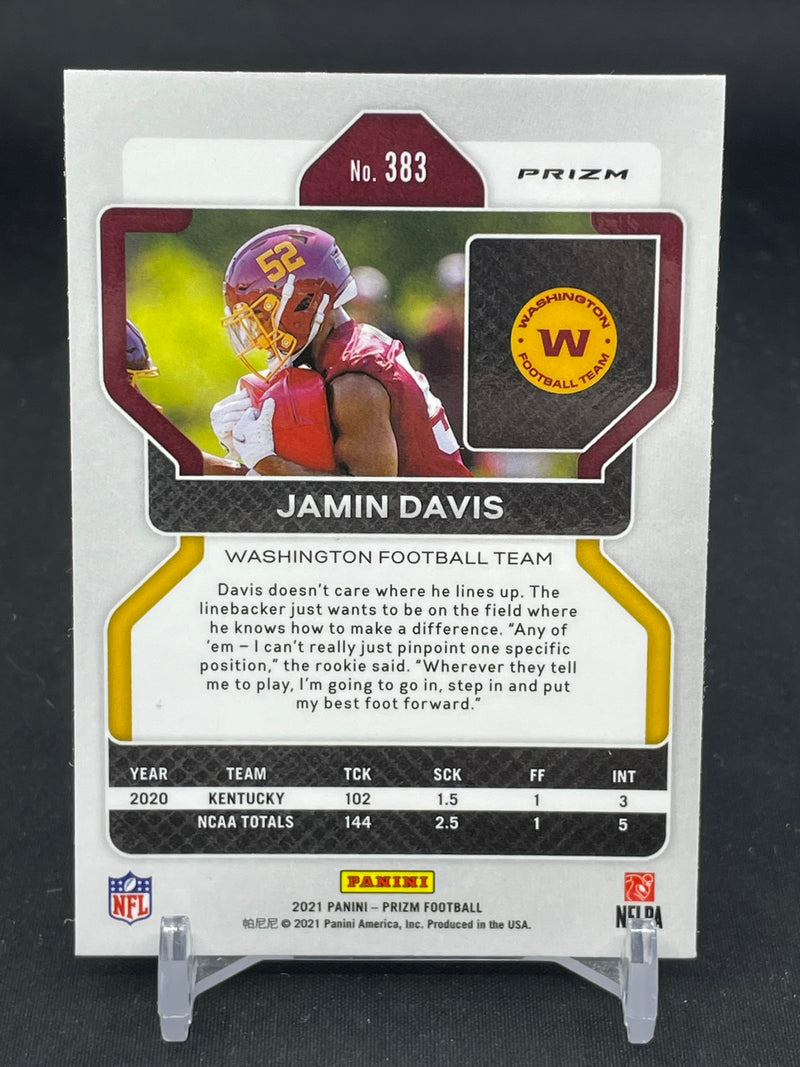 2021 PANINI PRIZM - RED ICE PRIZM - J. DAVIS -