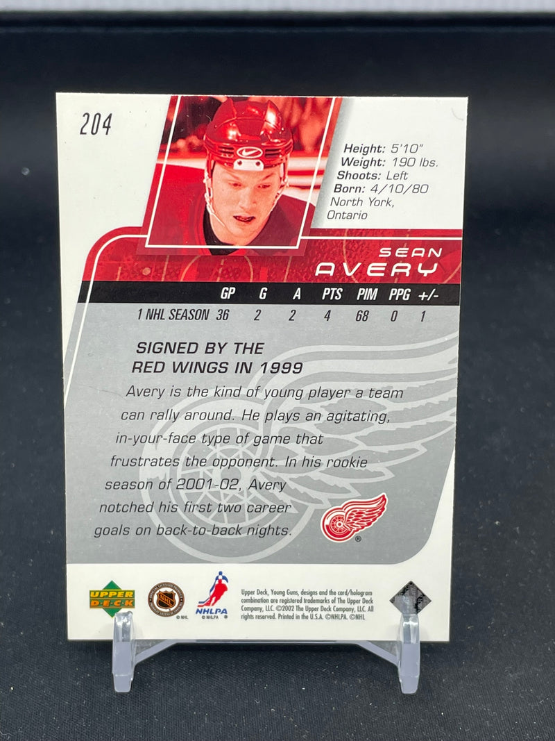 2002 UPPER DECK SERIES ONE - YOUNG GUNS - S. AVERY -
