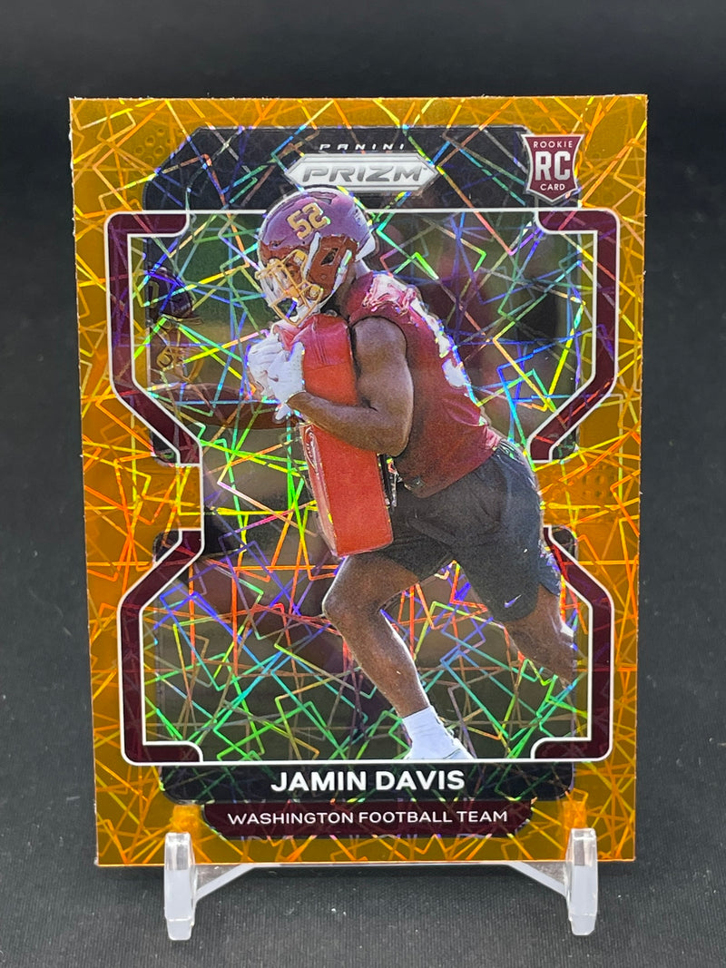 2021 PANINI PRIZM - ORANGE LAZER PRIZM - J. DAVIS -