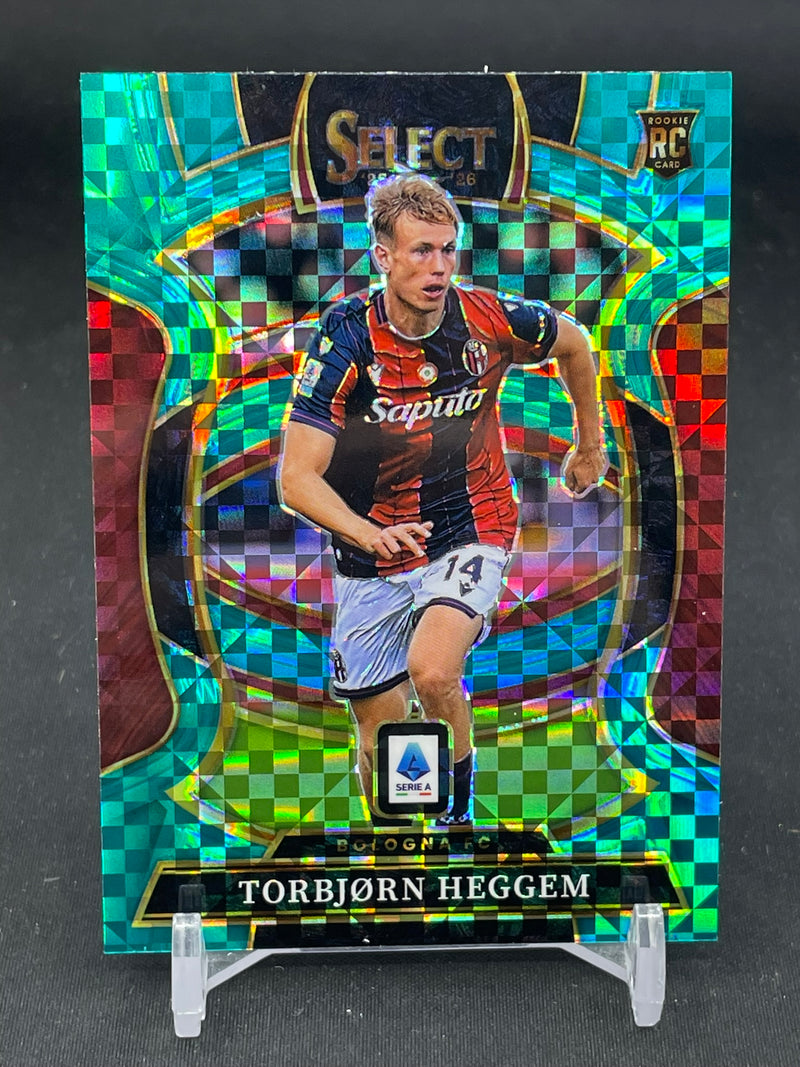 2025 PANINI SELECT SERIE A - TEAL CHECKER PRIZM - T. HEGGEM -