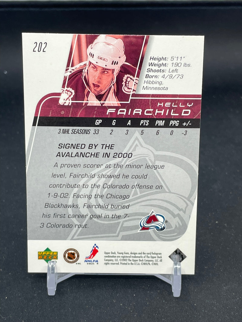 2002 UPPER DECK SERIES ONE - YOUNG GUNS - K. FAIRCHILD -
