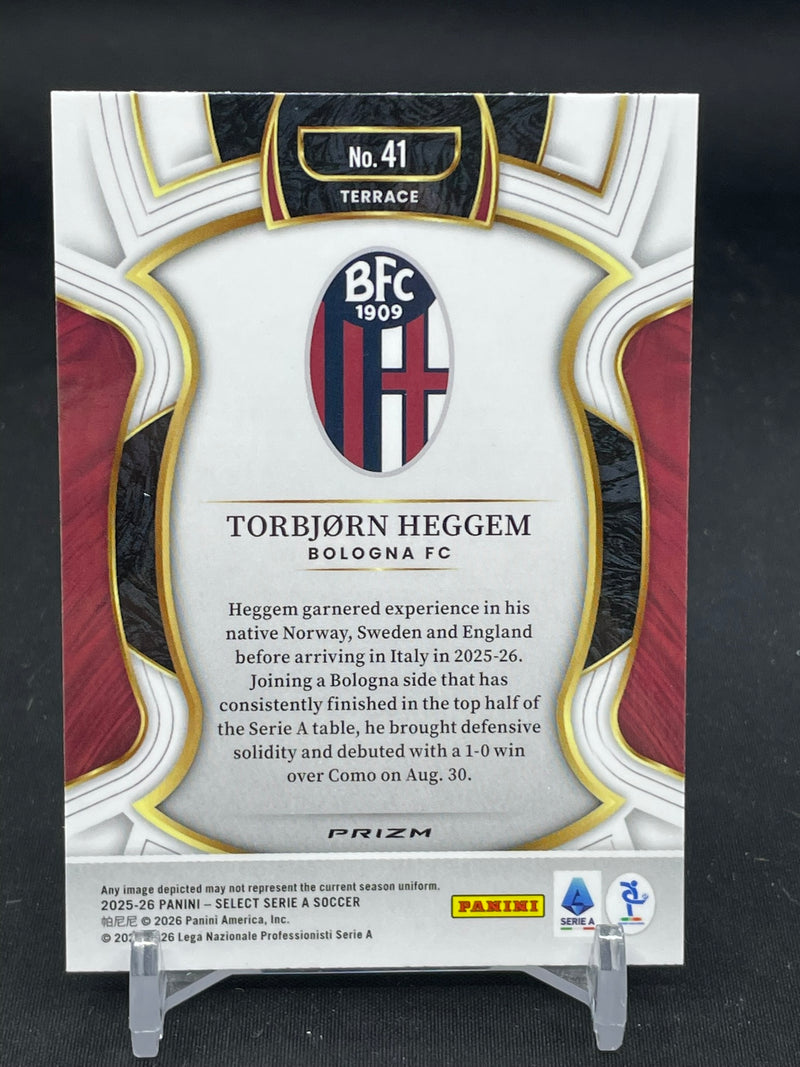 2025 PANINI SELECT SERIE A - TEAL CHECKER PRIZM - T. HEGGEM -