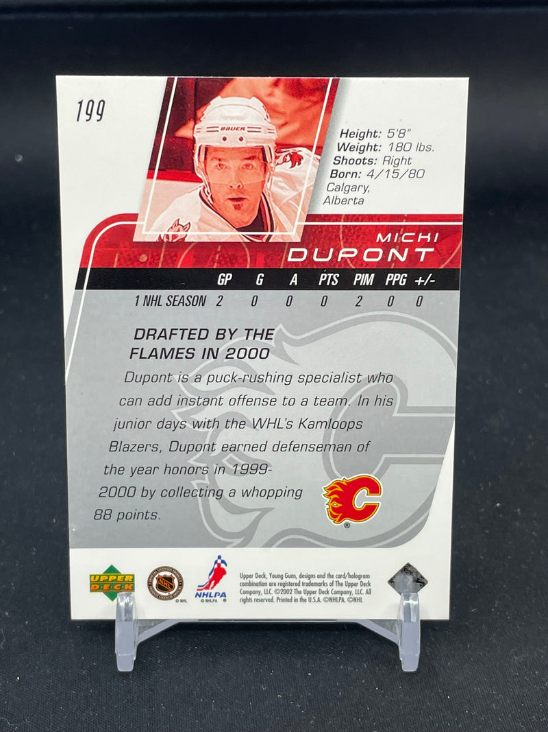 2002 UPPER DECK SERIES ONE - YOUNG GUNS - M. DUPONT -