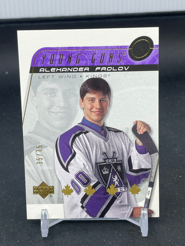 2002 UPPER DECK SERIES ONE - UD EXCLUSIVES - YOUNG GUNS - A. FROLOV - #238 - #'D/75 - RC