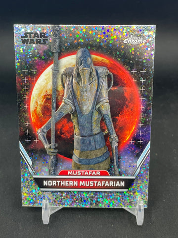2024 TOPPS CHROME HYPERSPACE - SPARKLE REFRACTOR - NORTHERN MUSTAFARIAN - #18 - #'D/75