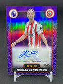 2025 TOPPS MERLIN - PURPLE REFRACTOR - J. HENDERSON - #MV-JH - #'D/75 - AUTOGRAPH