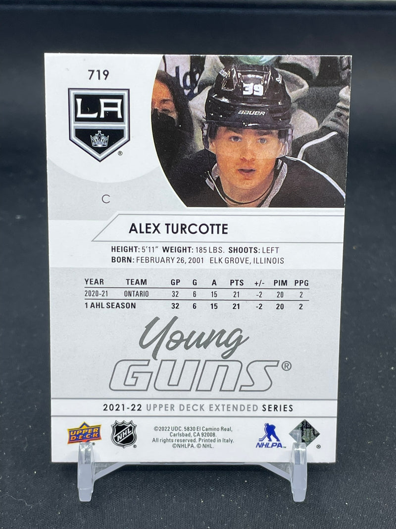 2021 UPPER DECK EXTENDED SERIES - YOUNG GUNS - A. TURCOTTE -