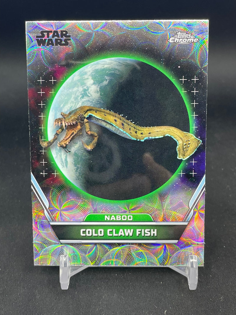 2024 TOPPS CHROME HYPERSPACE - NEBULA REFRACTOR - COLO CLAW FISH -