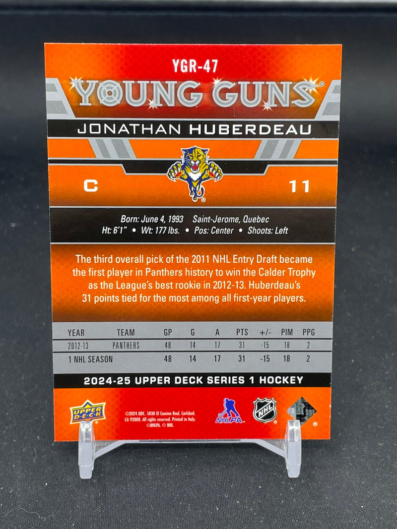2024 UPPER DECK SERIES ONE - YOUNG GUNS RENEWED - J. HUBERDEAU -