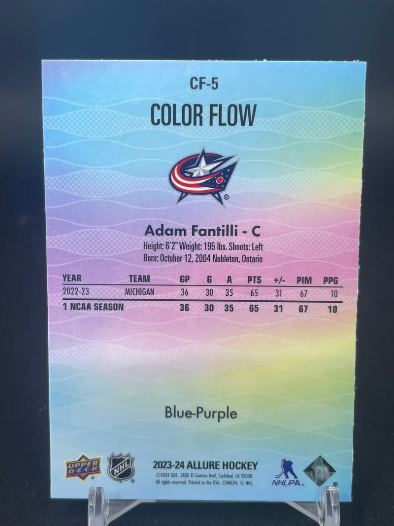 2023 UPPER DECK ALLURE - BLUE-PURPLE COLOR FLOW - A. FANTILLI -