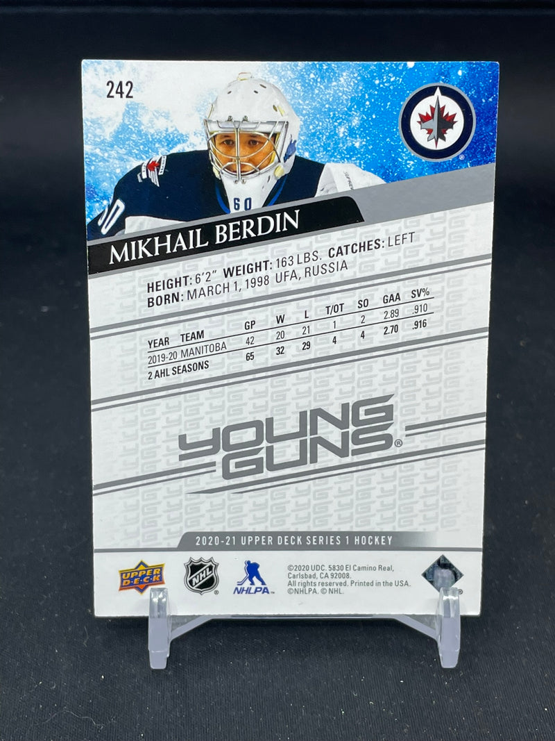 2020 UPPER DECK SERIES ONE - YOUNG GUNS - M. BERDIN -