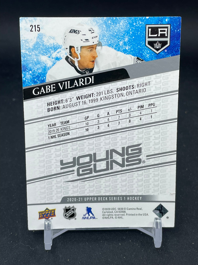 2020 UPPER DECK SERIES ONE - YOUNG GUNS - G. VILARDI -