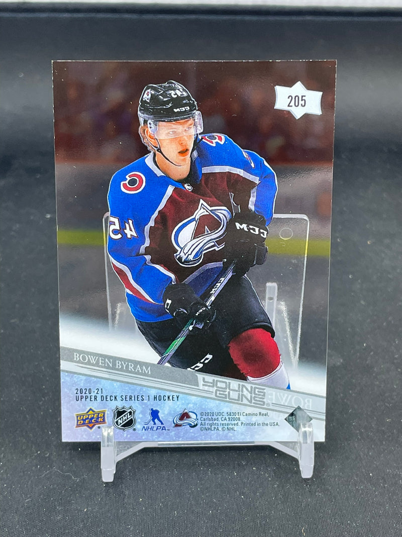 2020 UPPER DECK SERIES ONE - CLEAR CUT - YOUNG GUNS - B. BYRAM -
