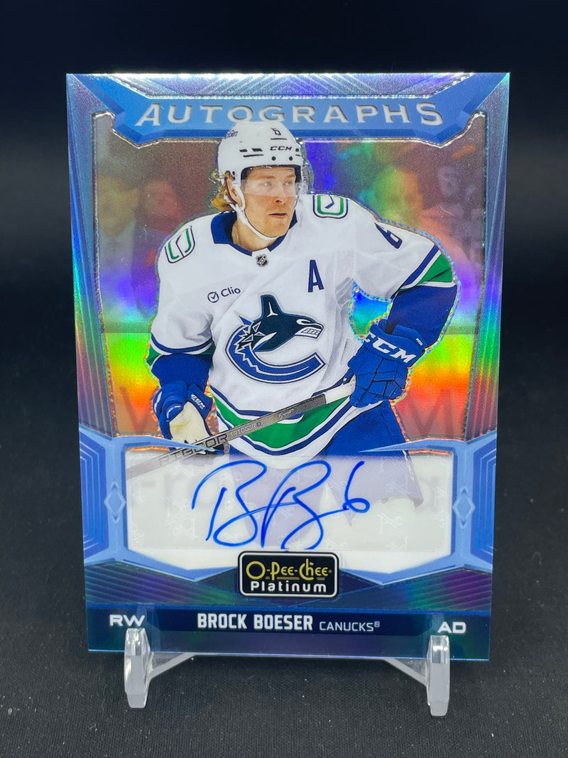 2024 UPPER DECK O-PEE-CHEE PLATINUM - BLUE RAINBOW AUTOGRAPHS - B. BOESER -