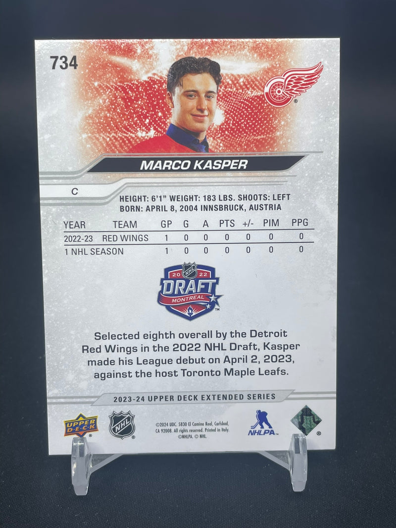 2023 UPPER DECK EXTENDED SERIES - SILVER OUTBURST - ROOKIE DRAFT DAY - M. KASPER -