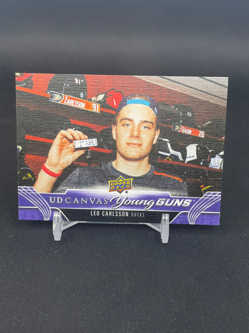 2023 UPPER DECK EXTENDED SERIES - UD CANVAS - YOUNG GUNS - L. CARLSSON - #C362 - RC